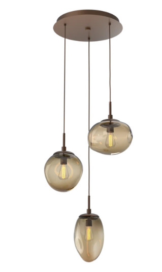 Cosmos Round 3pc Multi-Pendant (Bulb) (1289|CHB0065-03-FB-B-C01-E2)