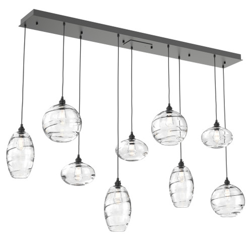 Misto Linear 9pc Multi-Pendant (1289|PLB0048-09-MB-OC-C01-E2)
