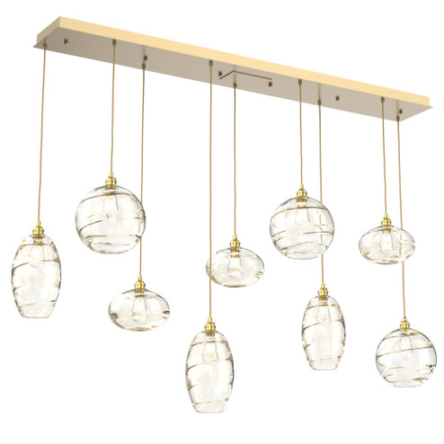 Misto Linear 9pc Multi-Pendant (1289|PLB0048-09-GB-OA-C01-E2)