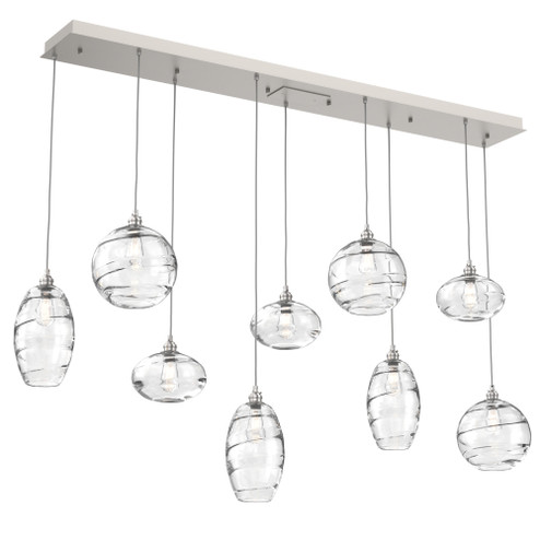 Misto Linear 9pc Multi-Pendant (1289|PLB0048-09-BS-OC-C01-E2)