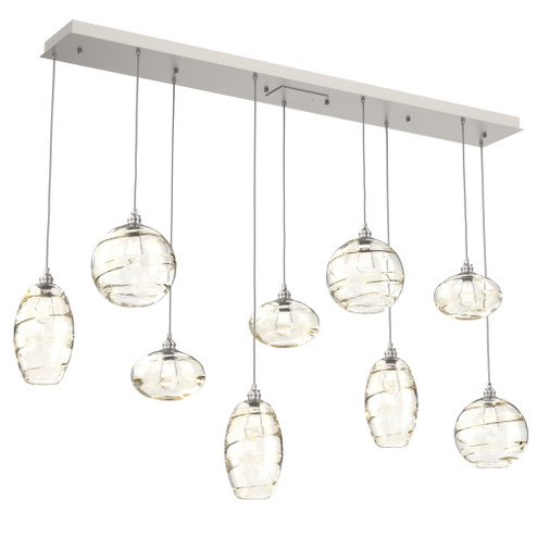 Misto Linear 9pc Multi-Pendant (1289|PLB0048-09-BS-OA-C01-E2)