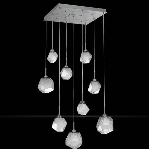 Gem Square 9pc Multi-Pendant (1289|CHB0039-09-GM-S-C01-L3)