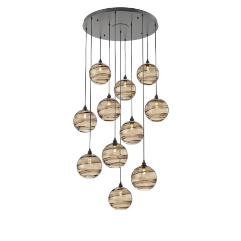 Terra Round 11pc Multi-Pendant (1289|CHB0047-11-MB-OB-C01-E2)