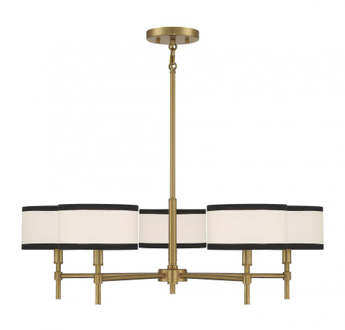 5-Light Chandelier in Natural Brass (8483|M10011NB)