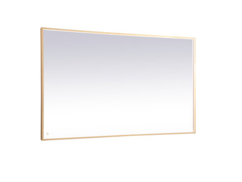 Pier 42x72 Inch LED Mirror with Adjustable Color Temperature 3000k/4200k/6400k in Brass (758|MRE64272BR)