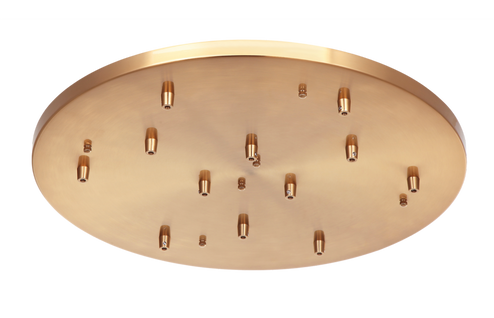 Multi Ceiling Canopy (line Voltage) Aged Gold Brass Canopy (3605|CP0112AG)