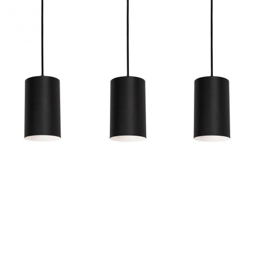 Tyke 3 Light Linear Pendant (1|TYKP04MBBKLNR3)