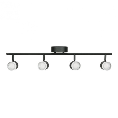 Gregor 4 Light LED Fixed Rail (1|GRGF4450L30D1BK)