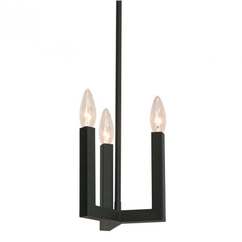 GRACE 3 LIGHT MINI-PENDANT CANDELABRA BASE (1|GRCP07CBBK)