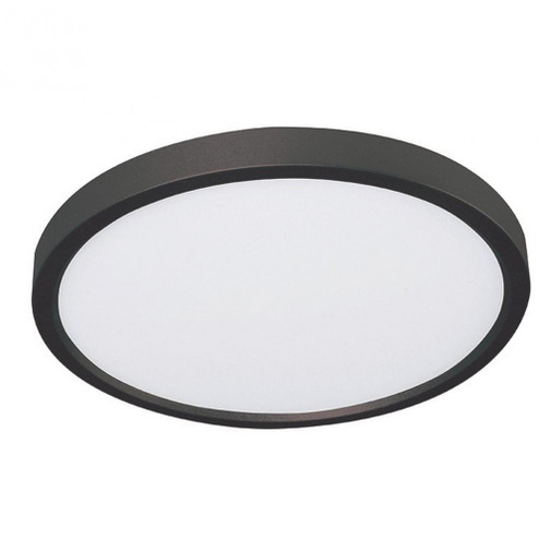 EDGE ROUND FLUSHMOUNT LED 22W 1320lm 120V (1|EGRF12LAJD1BK)