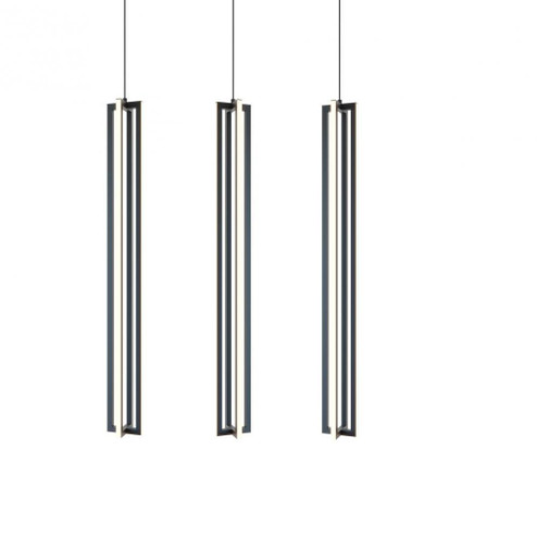 Cass 36'' 3 Light Medium Linear Pendant- BK (1|CSSP36L30D1BKLNR3)