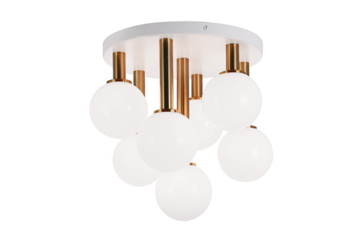 Stellar Aged Gold Brass Ceiling Mount (3605|X75307AGOP)