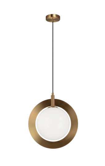 Astro Aged Gold Brass Pendant (3605|C80711AGOP)