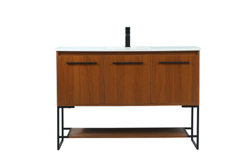 48 Inch Single Bathroom Vanity in Teak (758|VF42548MTK)