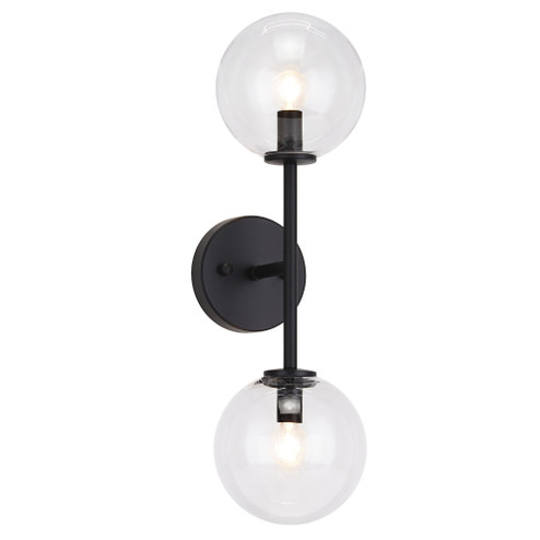 Novo Wall Sconce (3605|W81702BKCL)