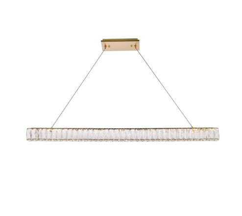 Monroe 47 Inch LED Linear Pendant in Gold (758|3502D47G)