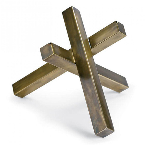 Regina Andrew Intersecting Sculpture (Brass) (5533|20-1073BRS)