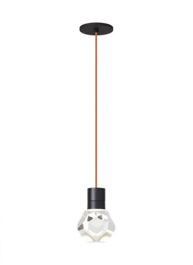 Modern Kira dimmable LED Ceiling Pendant Light in a Black finish (7355|700TDKIRAP1OB-LED930)