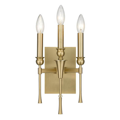 3 Light Wall Sconce (36|3509-WSC BCB)