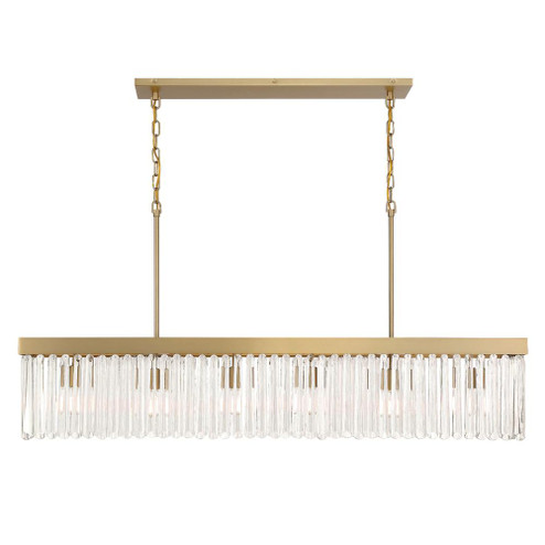 Emory 49'' Modern Gold Linear Chandelier (205|EMO-5407-MG)