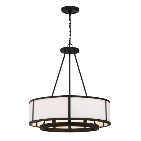 Bryant 6 Light Black Forged Chandelier (205|BRY-8006-BF)