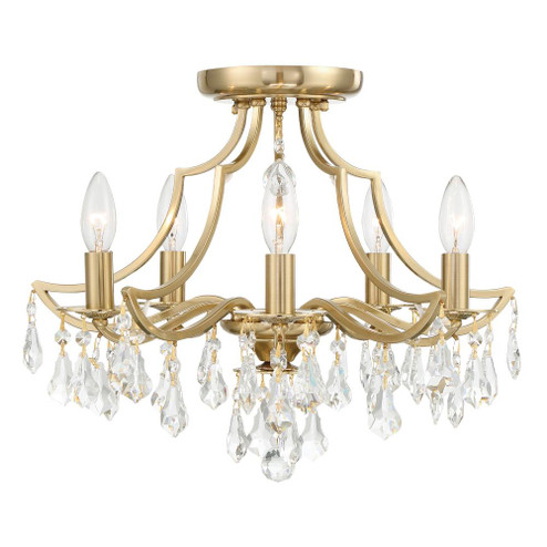 Cedar 18.5'' Vibrant Gold Semi Flush Mount (205|5930-VG-CL-MWP)