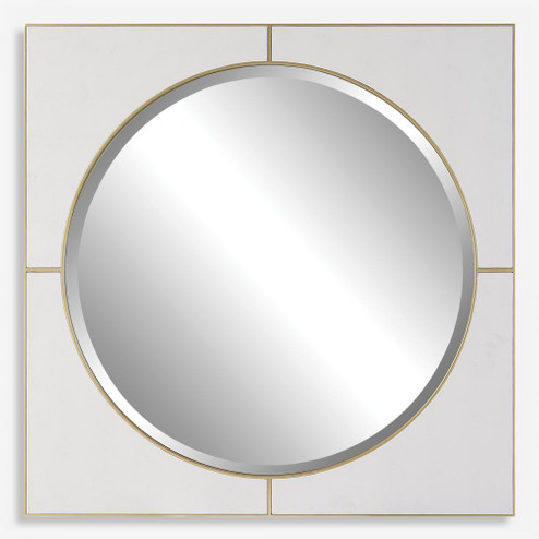 Uttermost Cyprus White Square Mirror (85|09817)
