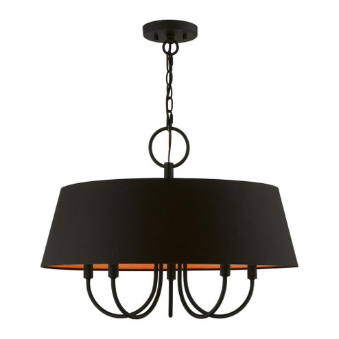 5 Light Black Pendant Chandelier (108|51355-04)