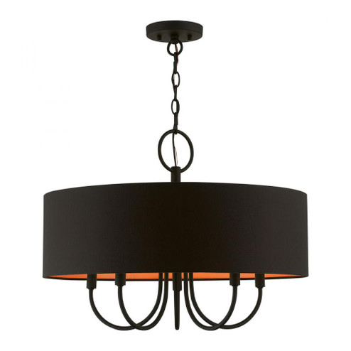 5 Light Black Pendant Chandelier (108|45615-04)