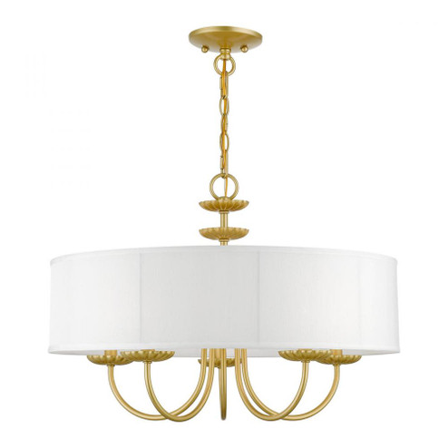 5 Light Soft Gold Pendant Chandelier (108|42985-33)