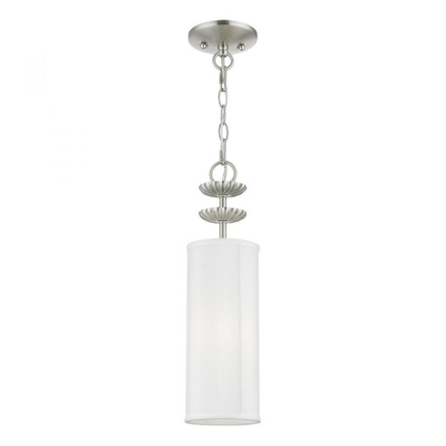 1 Light Brushed Nickel Mini Pendant (108|42981-91)