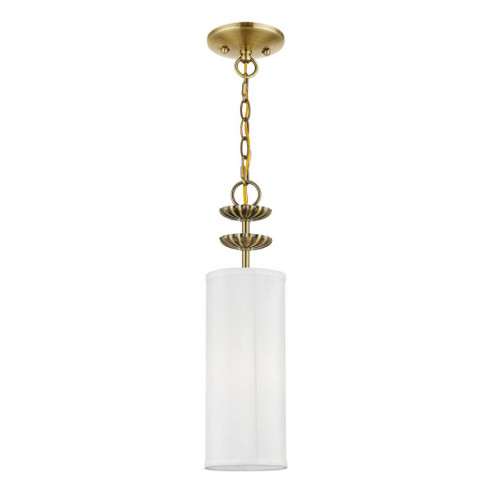 1 Light Antique Brass Mini Pendant (108|42981-01)