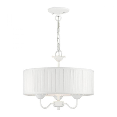 3 Light White Pendant Chandelier (108|41773-03)