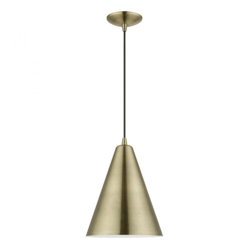 1 Light Antique Brass Pendant (108|40852-01)