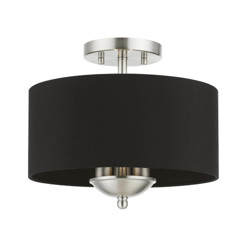 3 Light Brushed Nickel Semi-Flush Mount (108|40111-91)