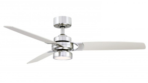 Amped 52 inch Indoor Ceiling Fan with LED Light Kit - Brushed Nickel with Brushed Nickel blades (90|FP7634BN)