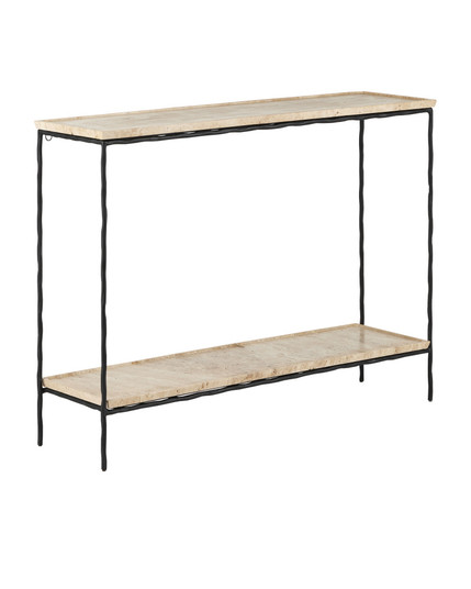 Boyles Travertine Console Table (92|4000-0137)