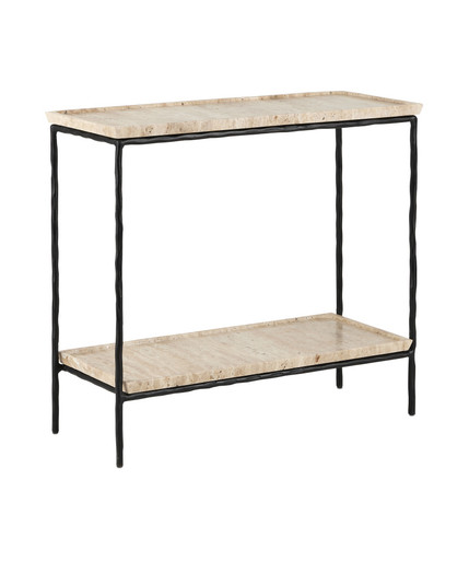 Boyles Travertine Side Table (92|4000-0136)