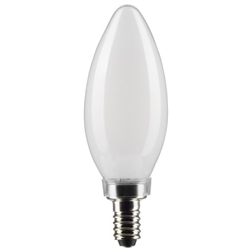 5.5 Watt B11 LED Filament; Frost; Candelabra base; 90 CRI; 2700K; 120 Volt (27|S21278)