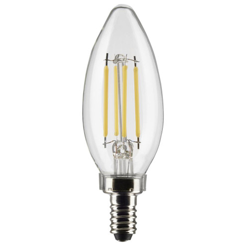 4 Watt B11 LED; Clear; Candelabra base; 90 CRI; 3500K; 120 Volt (27|S21266)