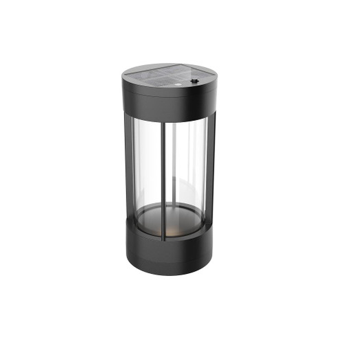 Suara 10-in Black Dimmable LED Exterior Portable Lamp (461|EL17610-BK)