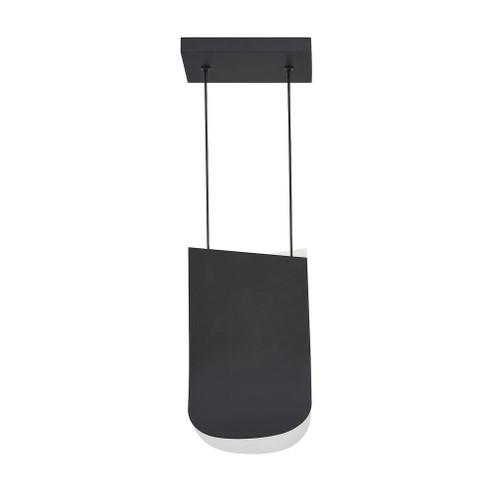 Sonder 8-in Black/White LED Pendant (461|PD83708-BK/WH)