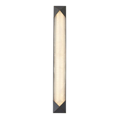 Caesar 25-in Alabaster Damp-Rated Dimmable LED Wall/Vanity Light with Urban Bronze Finish (7713|WV323225UBAR)