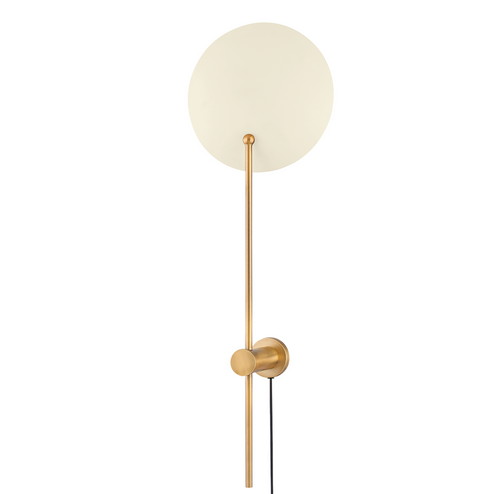 Leif Plug-in Sconce (52|PTL8132-PBR/SSD)