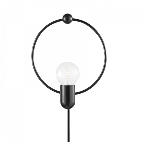 Darcy Plug-In Sconce (6939|HL638201-SBK)