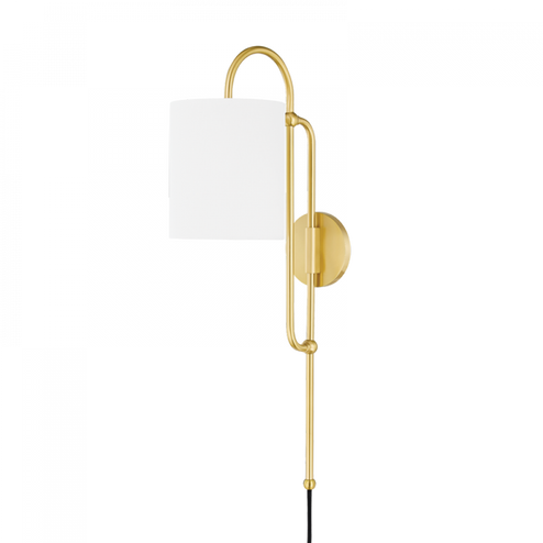 Caroline Plug-in Sconce (6939|HL641201-AGB)