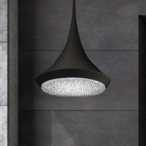 Verita 18IN LED 3000K/3500K/4000K 120V Pendant in Soft Silver with Optic Crystal (168|S5518-710O)