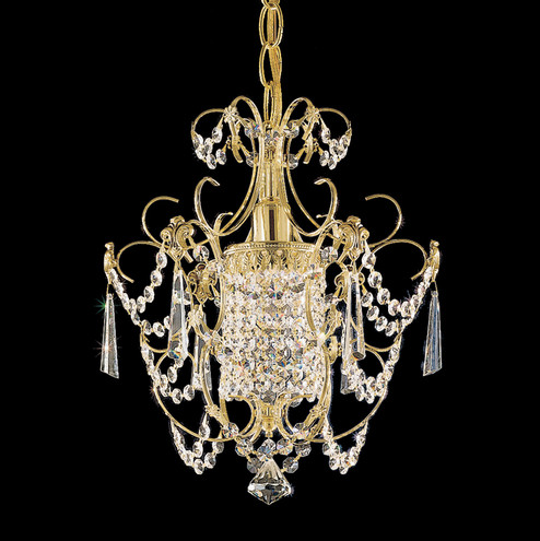 Century 1 Light 110V Mini Pendant in Polished Silver with Clear Heritage Crystal (168|1829-40)