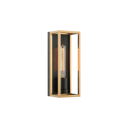 Shadowbox Wall Sconce (3605|S15141BKAG)