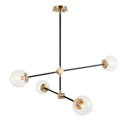 Cosmic Aged Gold Brass Chandelier (3605|C78714AGCL)
